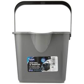 ADDIS Mop Pail and Wringer in Charcoal Grey 12L Capacity