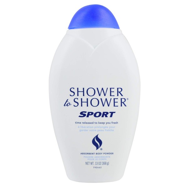 Shower To Shower Powder 13 Ounce Sport (2 Pack)