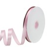 PATIKIL 5/8"x100Yard Polyester Satin Ribbon, Single Faced Grosgrain Ribbon Solid Fabric Ribbon for Crafts Wedding Party Gift Wrapping, Pink