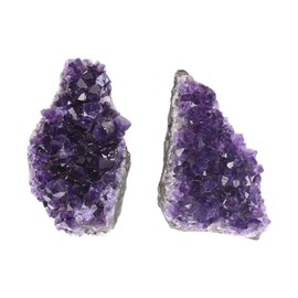 JUST IN STONES 1/2LB Natural Large Amethyst Geode Crystal Cluster Quartz Specimen Mineral Reiki Healing