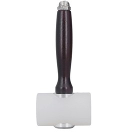 Mazo artesanal de cuero, martillo de nylon Ahorro de mano de obra Estructura corporativa Absorción de rebote Herramienta de golpe multifuncional Talla de cuero Corte para punzonado