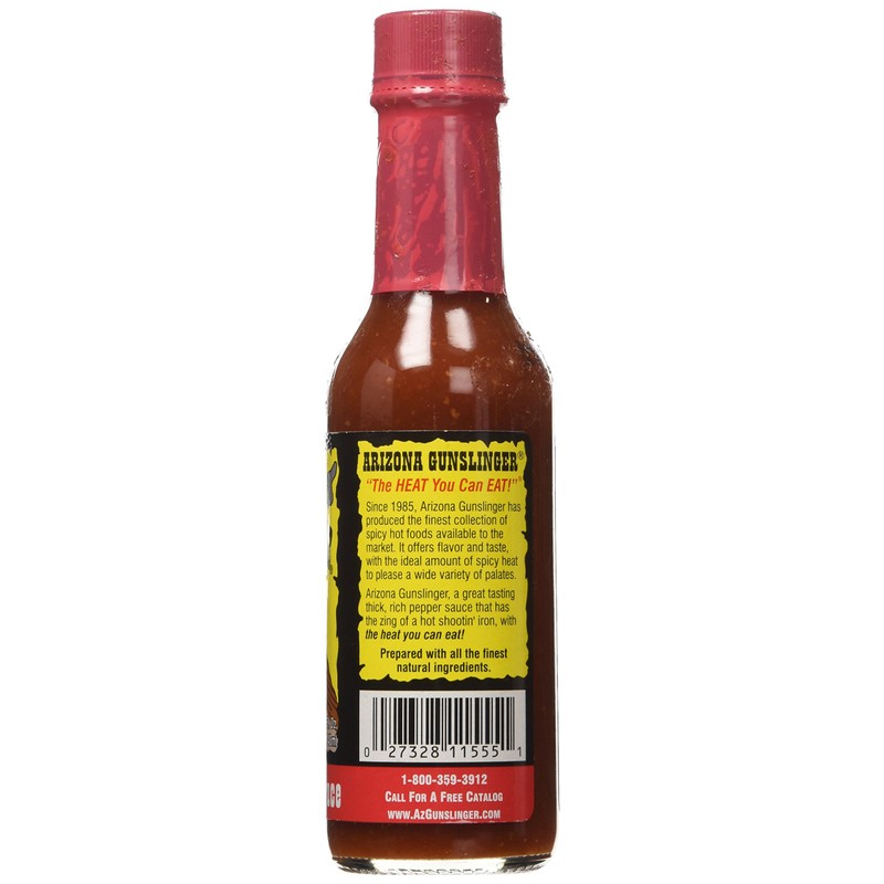 Arizona Gunslinger Red Jalapeño Pepper Sauce