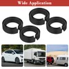 OwnMy 4PCS Rubber Coil Spring Spacers for Cars Heavy Duty