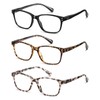 LKEYE Reading Glasses Women Men Anti Glare Blue Light Blocking