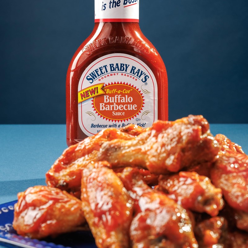 Sweet Baby Ray’s Buffalo Barbecue "Buff-a-Cue", 18 Oz (Pack of