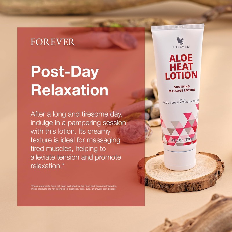 Forever Living - Aloe Heat Lotion with Menthol and Eucalyptus