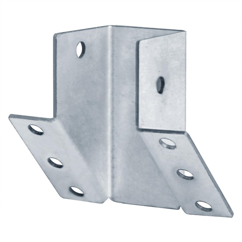 10 Pack 45-Degree Post and Beam Knee Bracket for 2x4