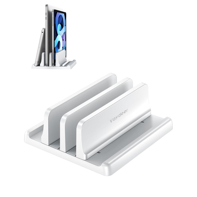 VAYDEER - Soporte Vertical para porttil para computadora, Doble Ranuras