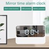 LED Digital Alarm Clock Simple Modern High Definition Display Mirror