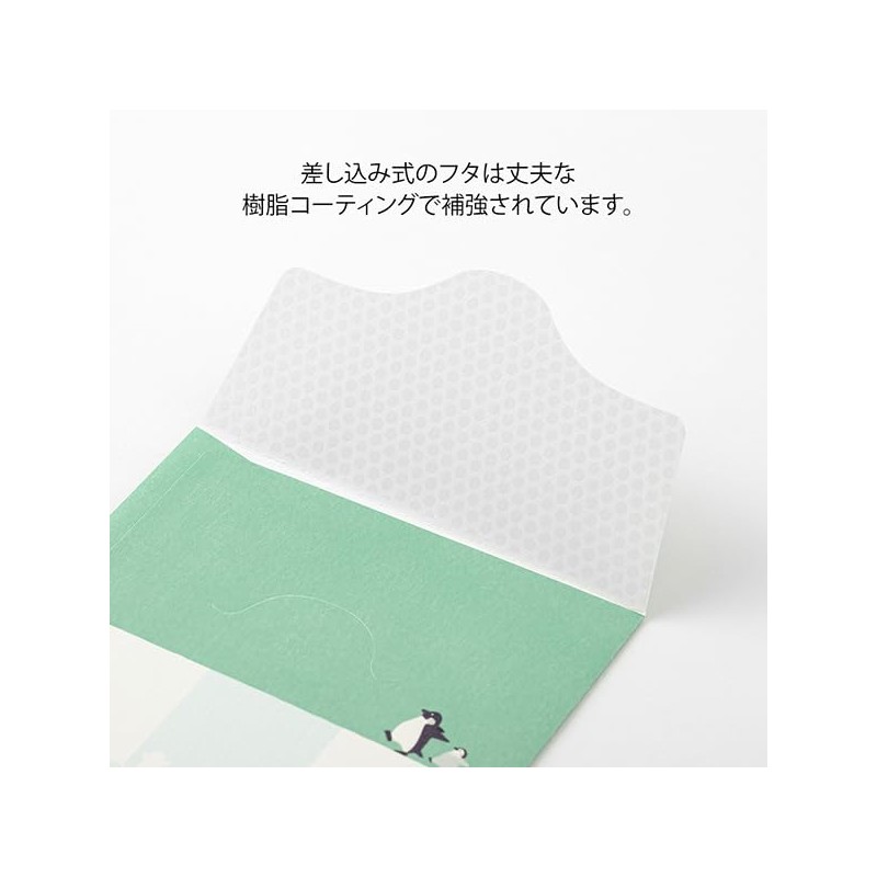 Midori 25601006 Money Envelope Wrist Penguin Pattern
