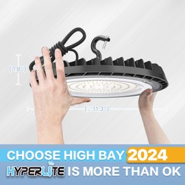 HYPERLITE high Bay led Lights: 250W led high Bay Lights for Industrial and Commercial Lighting