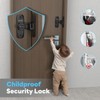 Mixizigoz Barn Door Lock, 90/180 Degree Flip Door Locks, Protect