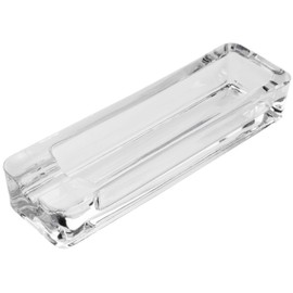 GERMANUS Glass cigar ashtray with a shelf I