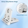 316 Stainless Steel Boat Hatch Hinges,3 inch x 1-1/2 inch