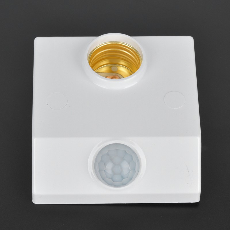 Infrared Sensor Motion Switch Adjustable E27 Light Socket for LED