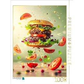 CALVENDO Puzzle Doppel Cheesburger | 1000 Pieces Size 19" x 25"