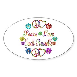 CafePress Jack Russells Oval Car Bumper Sticker