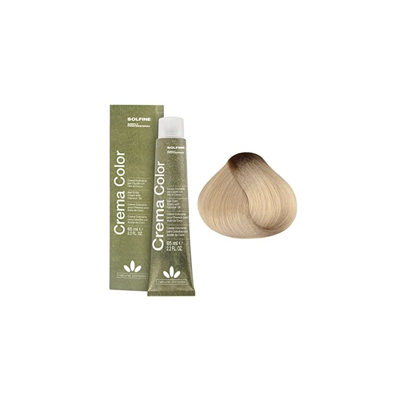 Solfine Crema Color Permanent Hair Color 65 ml, 9N Very