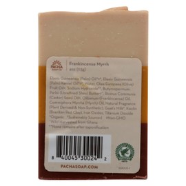 PACHA SOAP Frankincense Myrrh Bar Soap, 4 OZ