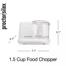 Proctor Silex 72500RY Mini Food Chopper White