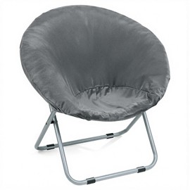 Velvet Stretch Saucer Chair Cover, (Only A Cover) Soft Round Moon Chair Cover for Adults and Kids, Removable Saucer Chair Cushion Covers for Indoor & Outdoor