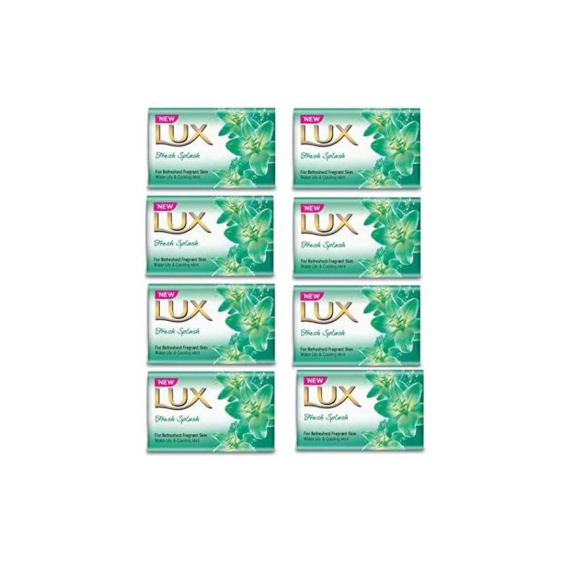 Lux Beauty Soap Cleanse Bar Fresh Splash, Water Lily, 3.5