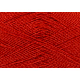 King Cole Giza Cotton Knitting Yarn 4 Ply 2202 Red - per 50 gram ball