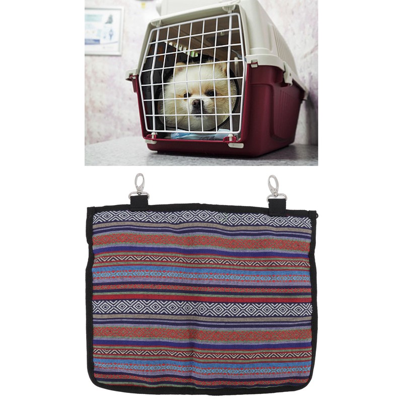 Pet Cage Storage Bag Multicolor Removable Canvas Dog Cage Hanging