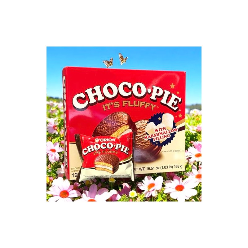 1 Pack - Choco Pie with Marshmallow - Banh Choco