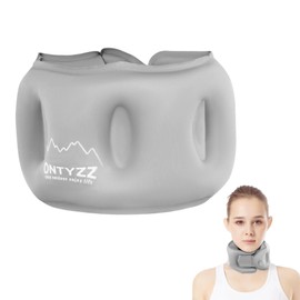 ONTYZZ Neck Pillow Inflatable Travel Pillow Soft Ultralight Full 360° Neck Pillow for Aeroplane Train Car Camping Home Neck Support Pillow