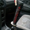 EZAUTO WRAP 26cm Red Black Shift Knob Samurai Sword Alloy