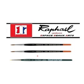 Raphael Series 8404, Kolinsky Red, Sand, Pack of 2, Size 1, 1 (Raphael France)