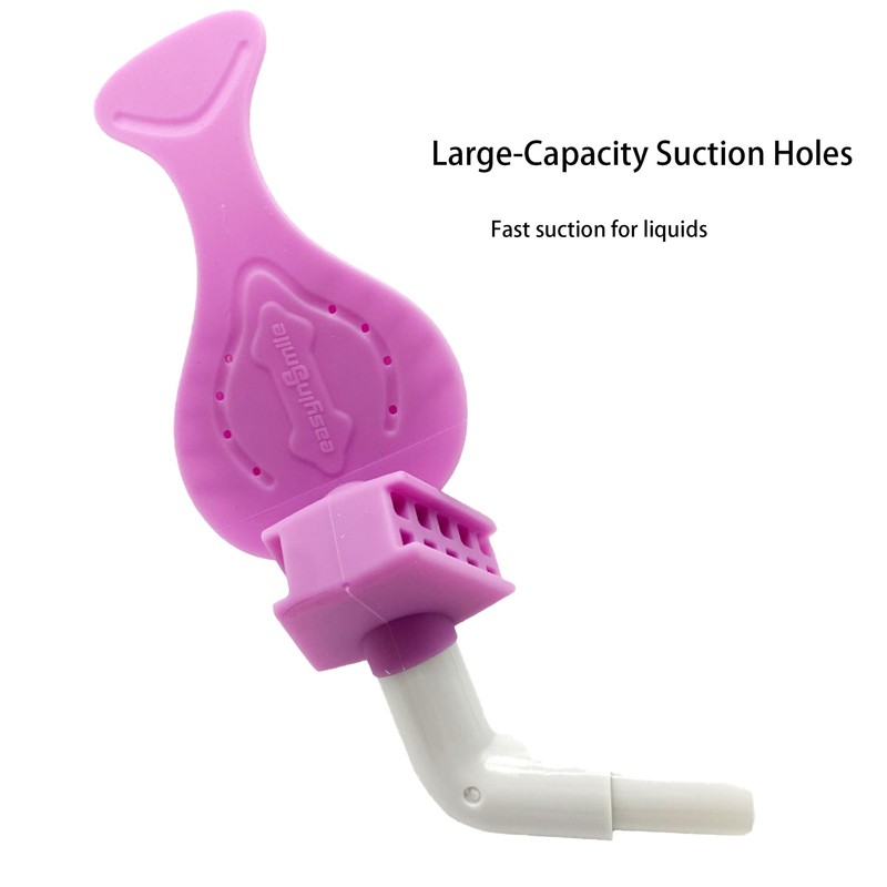 SMILEHEVEN Silicone Suction Connecting Shield, Mouth Prop Saliva Shield with