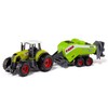 M MOLTO - Assortment of tractors with toy trailer, multi-coloured