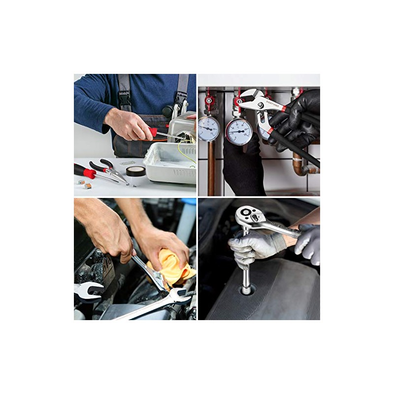 Eastvolt 248 Pieces Mechanics Tool Set, General Purpose Mixed Sockets
