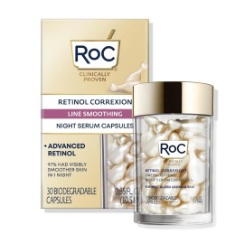 RoC Retinol Correxion Line Smoothing Night Serum Anti Aging Wrinkle 30 Capsules