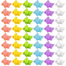 Liliful Mini Resin Dinosaur Figures Small Dinosaur Tiny Dinosaur for Mini Garden Micro Landscape Aquarium Home Decoration Dinosaur Outdoor Party Favors (Classic,48 Pcs)