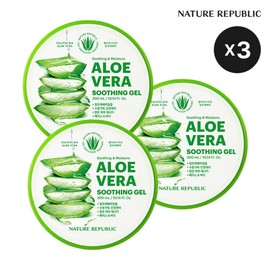 Nature Republic (현대Hmall)네이처리퍼블릭/비건 수딩 앤 모이스처 알로에베라 수딩젤 3개 (Hyundai Hmall) Nature Republic / Vegan Soothing & Moisture Aloe Vera Soothing Gel Set of 3