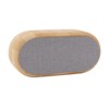 Wooden Alarm Clock Digital Voice Control LED Glowing USB Plug