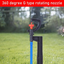 OUKENS Irrigation Sprinkler, 20 Pack Micro - 360 Degree Rotating Sprinkler Type G Lawn Sprinkler for Watering Greenhouse Lawn with Irrigation Hose 4/7