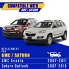 Rooppa 3 wipers Replacement for 2007-2011 GMC Acadia/2007-2010 Saturn Outlook,