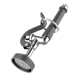 Rnatflu Pre-Rinse Sprayer Commercial Sink Spray Valve Head for Commercial Restaurant Dish Washing Kitchen Industrial Sink 1.42 PGM High Pressure - Easy Installation (Grey)