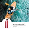 BESPORTBLE Red Reflection Travel Flag Tow Warning Flag Long Load