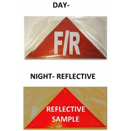 Buildingsigns.com State Truss Construction Sign-F/R(RED,R