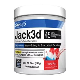 USP Labs Jack Pre- Workout - 45 Servings 3D - Rocket Pop