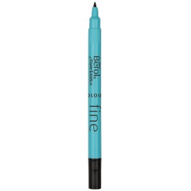 Berol Colour Fine Fibre Tipped Pen with 0.6 mm Line Width - Black, Pack of 12