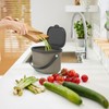 Rotho Albula Compost Bin 3.2 L with Lid and Plastic