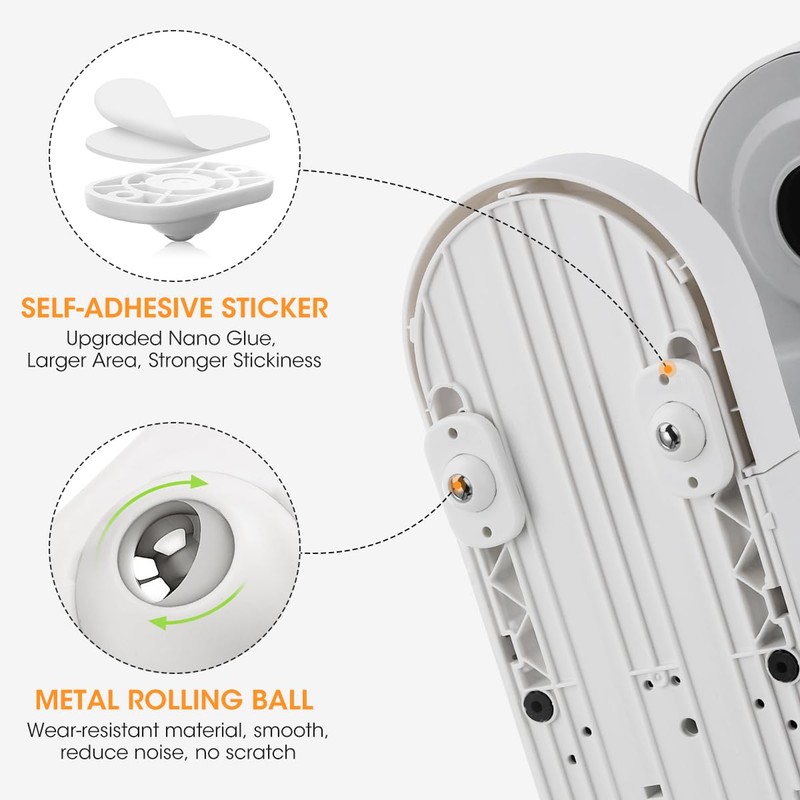 Aieve Appliance Rollers, 8 Pack Small Appliance Slider, Self Adhesive