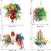 Bird Toy Set with Shredded Paper, Woven Balls and Bell,