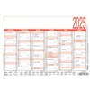 Zettler - Working Day Calendar 2025 White/Red, 21 x 14.8